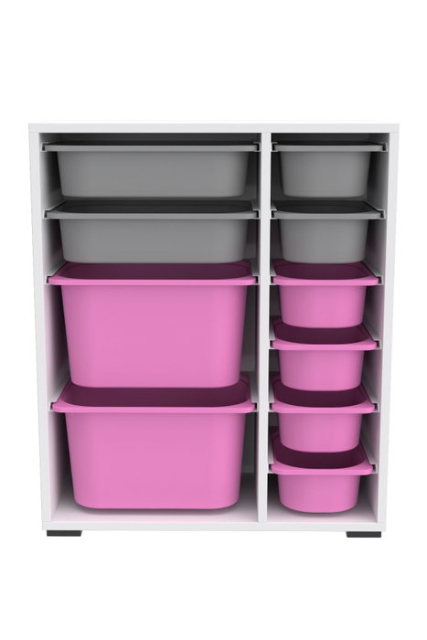 Hanah Home Zen 2D2K6U - Blanco, Gris, Rosa Hanah Home Zen 2D2K6U - Blanco, Gris, Rosa